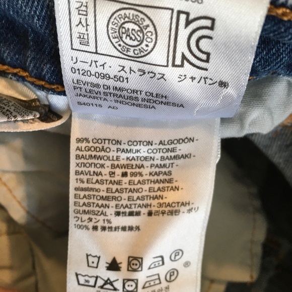 Levi’s 501 Skinny Stretch Jean - Picture 7 of 9